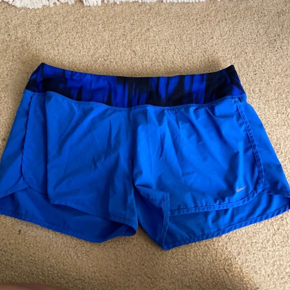 Nike Shorts | Womens Nike Shorts Blue Waistband | Poshmark